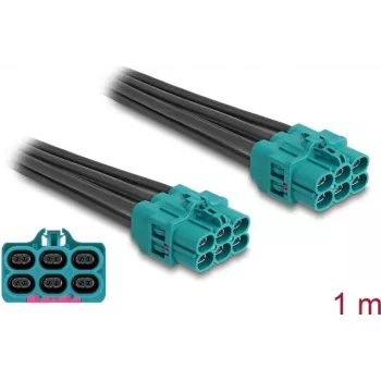DeLOCK Kabel HDMTD Z sechs Buchse auf HDMTD Z sechs Buchse 1 m