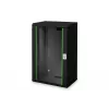 Digitus Unique DN-19 20-U-SW - Schrank - Netzwerkschrank - geeignet für Wandmontage - Schwarz, RAL 9005 - 20U - 48,3 cm (19) (DN-19 20-U-SW)