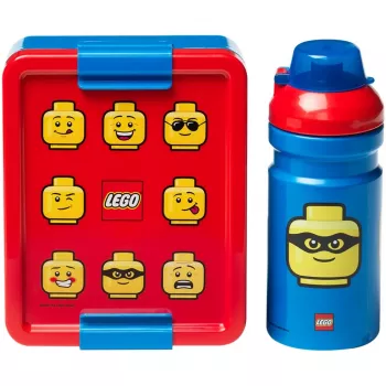 Lunch-Set LEGO 40580001 Bright Blue – Kinder-Brotdose und Trinkflaschen-Set