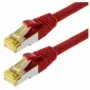 Netzwerkkabel Helos Cat 6a S/FTP 0,5 m Rot