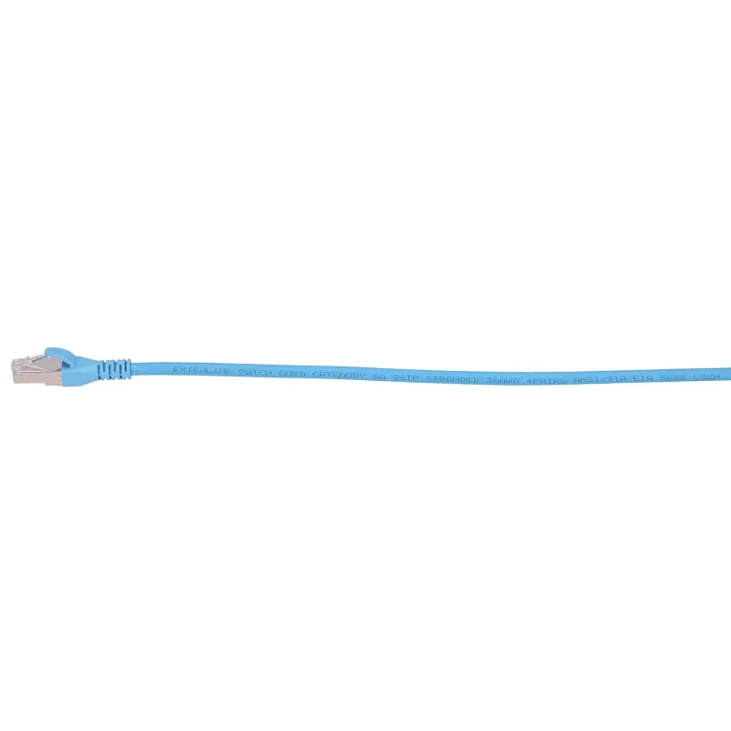 Extralink LAN Patchkabel Kat.6A RJ-45 Cat6a 1m Blau