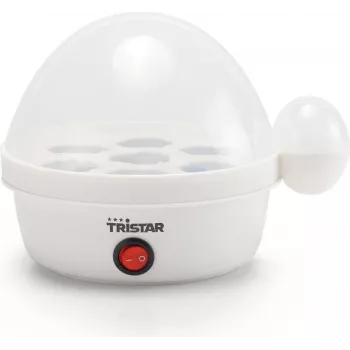 Eierkocher Tristar EK-3074 — Kapazität 7 Eier, 350 W, transparent/weiß