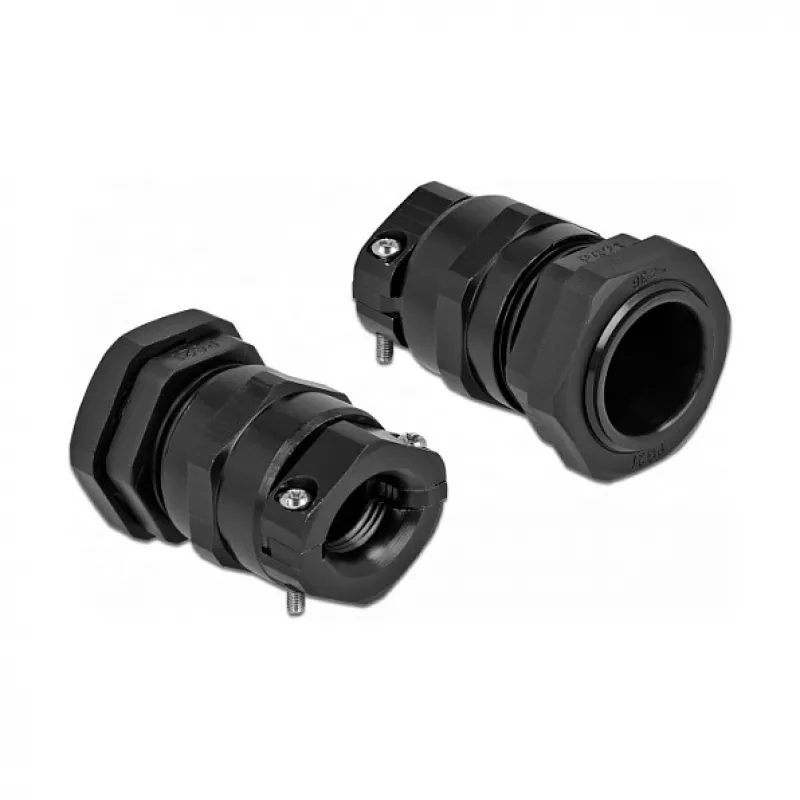 Kabelverschraubung DeLOCK 60359 Schwarz Metall Kunststoff