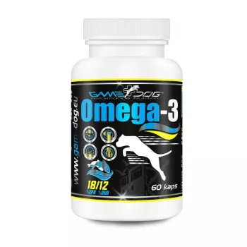 GAME DOG Omega-3 - Nahrungsergänzungsmittel für Hunde - 60 Tabletten