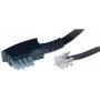 Telefonkabel ShiverPeaks BS70166 6 m Schwarz