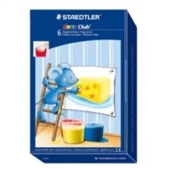Fingerfarbe Staedtler Noris Club 8801 Mehrfarbig 6 Stk.