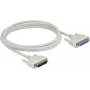 Serielles Kabel DeLOCK 83209 Beige 3m D-Sub 25 Pin