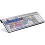 Tastatur Logickeyboard LKB-PPROCC-AJPU-DE Office USB QWERTY UK English Mehrfarbig