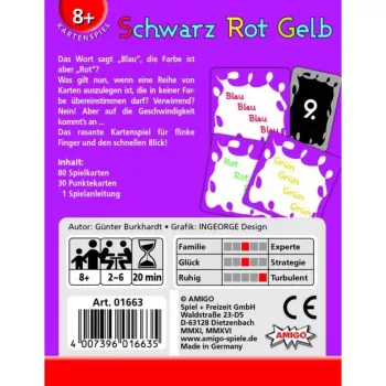 Schwarz Rot Gelb Refresh, Kartenspiel