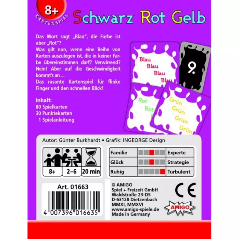 Schwarz Rot Gelb Refresh, Kartenspiel