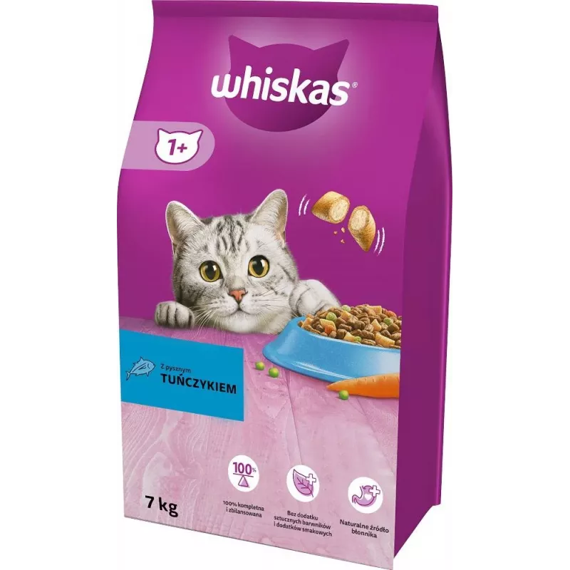 Trockenfutter für Katzen Whiskas Cat Adult mit Thunfisch 7 kg