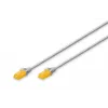 DIGITUS CAT 6A U/UTP schlank Patchkabel RJ-45 Cat6a 2m Grau