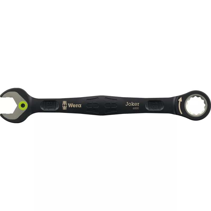 Wera 6000 Joker Black Edition Maul-Ringratschenschlüssel-Satz, 11 Stk.