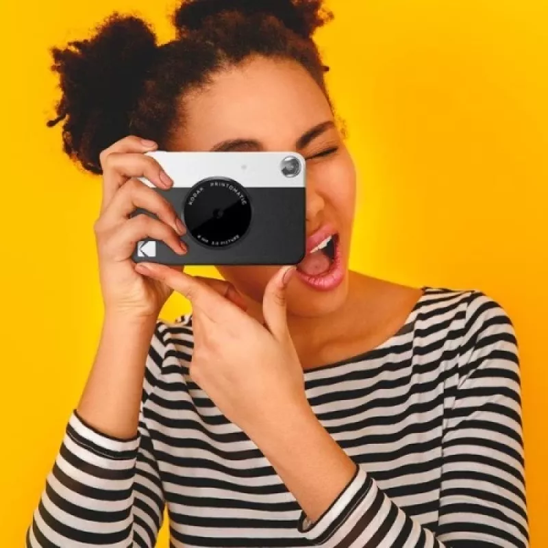 Kodak PRINTOMATIC Sofortbildkamera, 2x3 Zoll, Schwarz