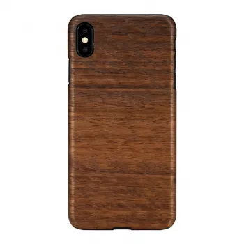 Handyhülle man and wood für iPhone XS Max — koala schwarz