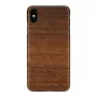Handyhülle man and wood für iPhone XS Max — koala schwarz