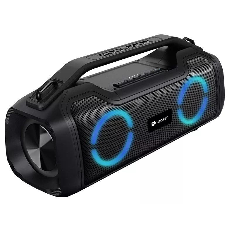 Stereo tragbarer Lautsprecher TRACER BigBoy TWS Bluetooth 40 W RMS, Bluetooth 5.3, 12 h Akku, Schwarz