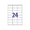 Universaletiketten 70x35mm InkjetLaserCopy A4 100 Blatt 2400 Stück Weiß