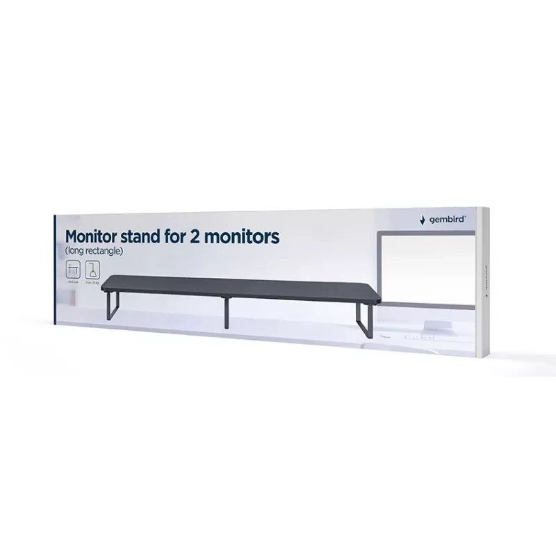 Gembird MS-TABLE2-01 Monitorhalterung / -ständer Schreibtisch Schwarz