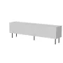 TV-Schrank cama meble LUCCA 4D, 2000×400×590 mm, weiß, Spanplattenplatte