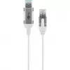 Goobay Ethernet-Kabel USB-A 3.0 auf RJ45 schlank 1 m – verbindet Router, Modem oder (74377)