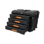 Werkzeugkasten KETER DIY ROC Pro Gear 4 Drawers Unit XL mit 4 Schubladen, Technopolymer, 25 L