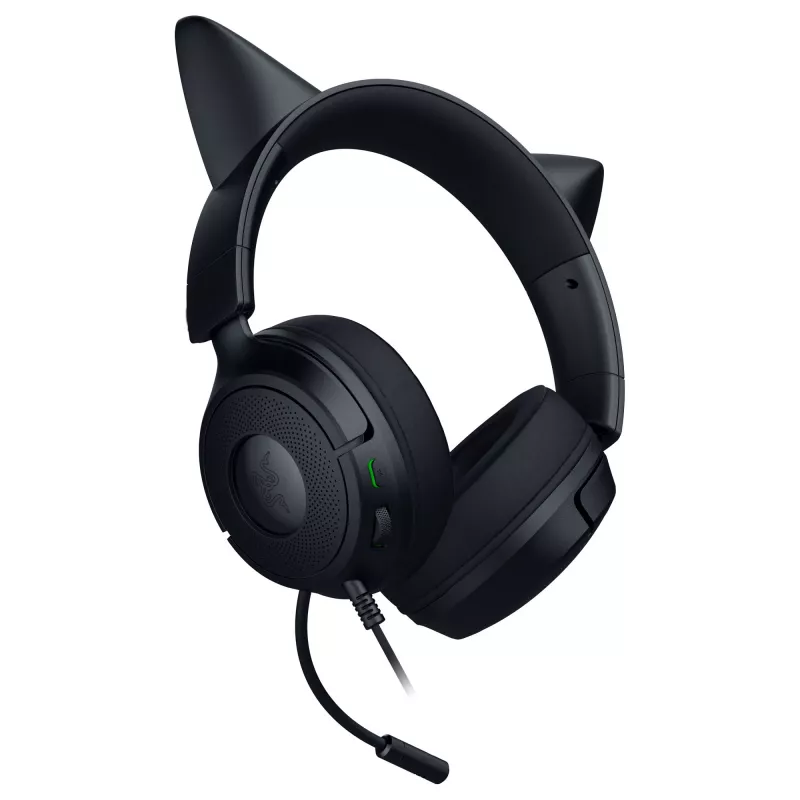 Kabelgebundenes Gaming-Headset Razer Kraken Kitty V3 X — on-ear, integriertes Mikrofon