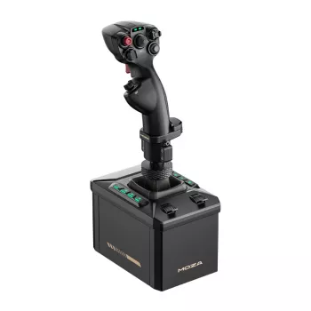 Flight-Ständer-Kit MOZA AB6 Flight Simulator – schwarz ABS, Aluminium und Kohlefaser-Konstruktion, AC-Strom 110–220 V, Spitzenleistung 72 W