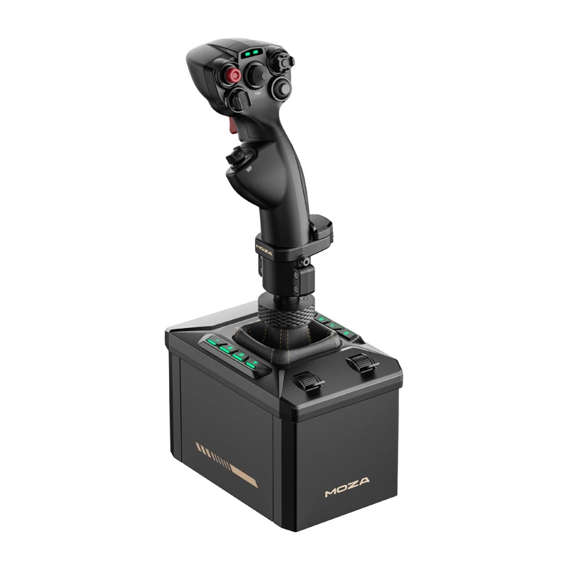 Flight-Ständer-Kit MOZA AB6 Flight Simulator – schwarz ABS, Aluminium und Kohlefaser-Konstruktion, AC-Strom 110–220 V, Spitzenleistung 72 W