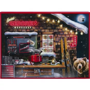 Adventskalender Gedore R33003151 2025 — werkzeugthematischer Kalender, limitiertes Set