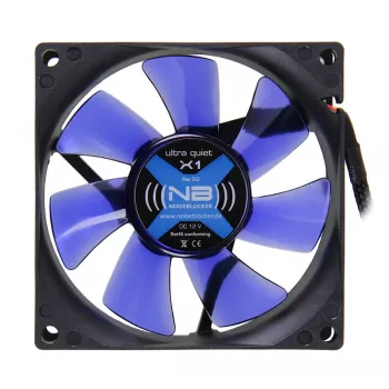Fan Noiseblocker SchwarzSilentFan X1