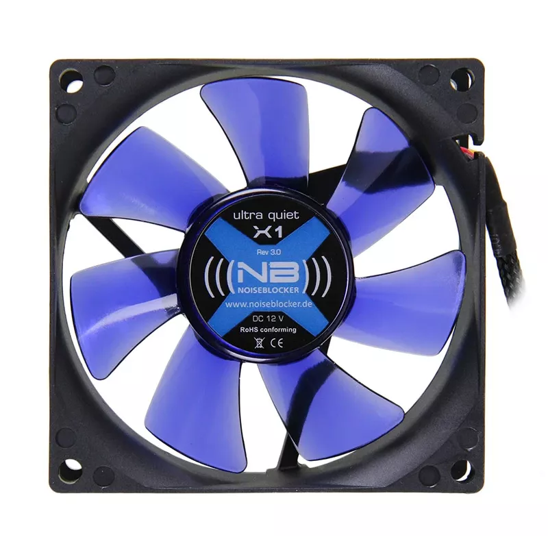 Fan Noiseblocker SchwarzSilentFan X1