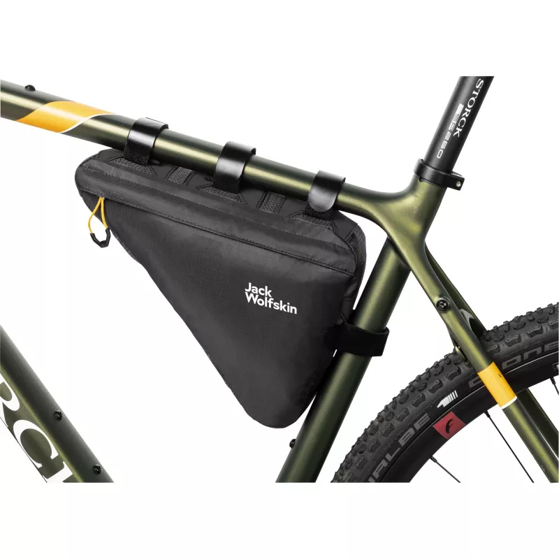 Morobbia Triangle Bag, Fahrradkorb/-tasche (schwarz, Oberrohrtasche 2 L)