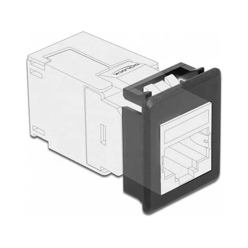 Montageset DeLOCK 86761 Schwarz Kunststoff
