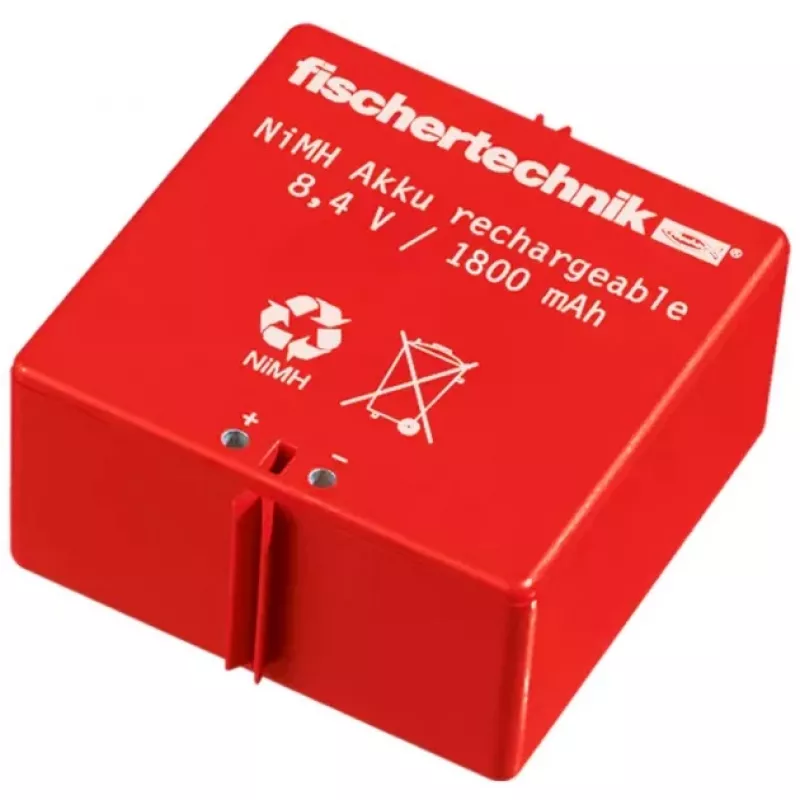 Batterieladegerät Fischertechnik 34969 NiMH 1500mAh 8,4V Schwarz Rot