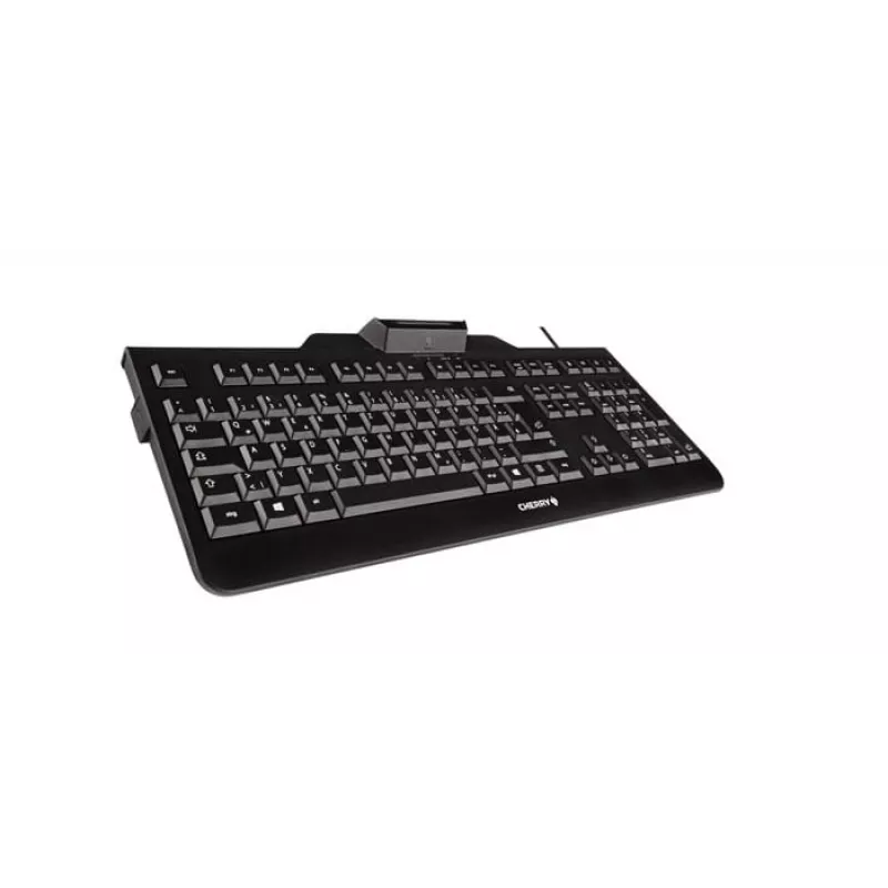 CHERRY KC 1000 SC Tastatur USB QWERTZ Schweizer Schwarz