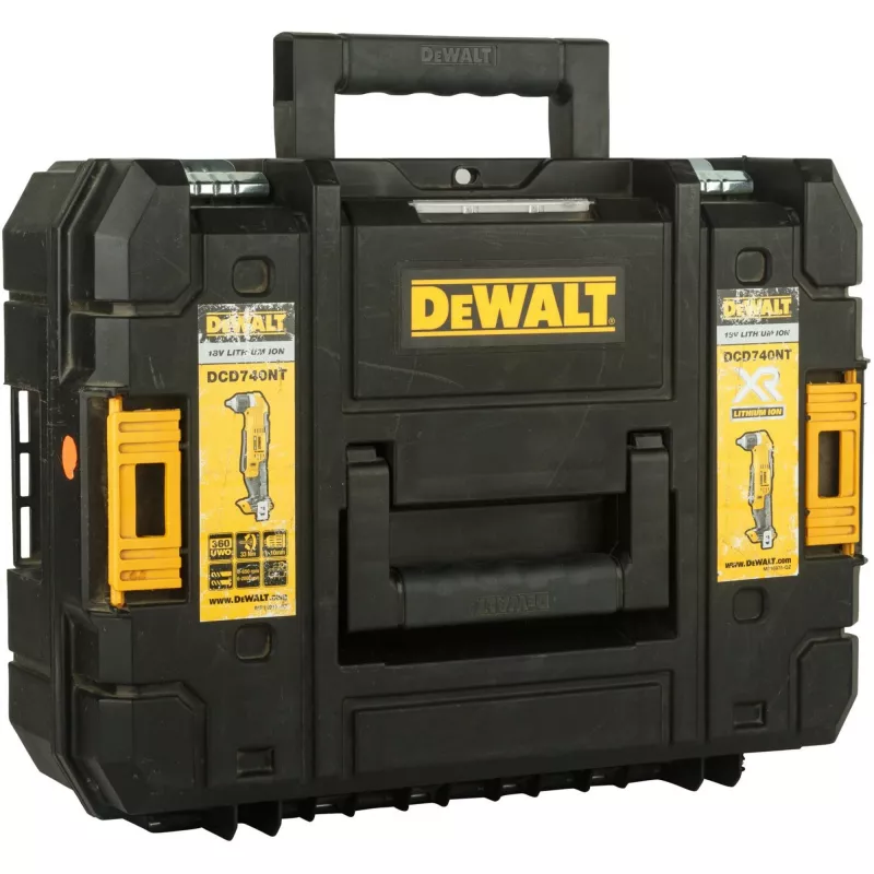 DeWALT DCD740NT-XJ Bohrmaschine 2000 U/min Schnellspannbohrfutter 1,3 kg Schwarz, Gelb