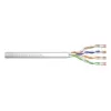 Netzwerkkabel Digitus CAT 6A U/UTP Twisted-Pair-Patchkabel lose 100 m Grau