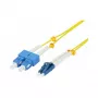 Synergy 21 LWL-2-Faser-Patchk. 5mtr.LC-SC 9/125um OS2 AD 2mm flexible Knickschutztülle - Single- bzw. Monomode-Faser - 5 m