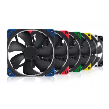 140 mm Noctua NF-A14 PWM chromax.Schwarz.swap Gehäuselüfter, 12V, 300–1500 RPM, PWM, 140.2 m³/h, 24.6 dB