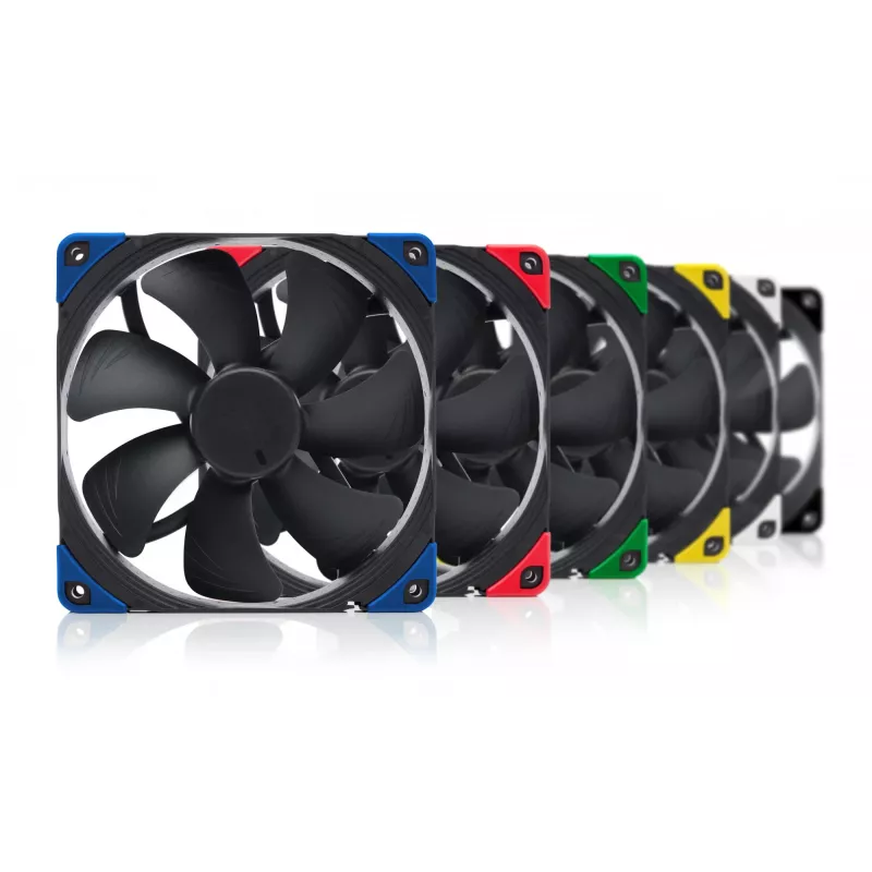 140 mm Noctua NF-A14 PWM chromax.Schwarz.swap Gehäuselüfter, 12V, 300–1500 RPM, PWM, 140.2 m³/h, 24.6 dB