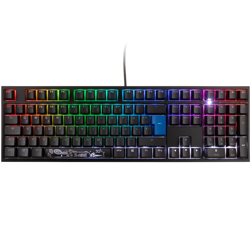 Ducky ONE 2 RGB-Tastatur Gaming USB Schwarz