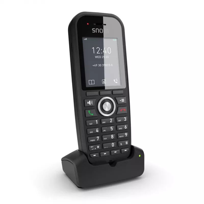 DECT-Telefon Snom M30 IP DECT Handset Drahtloses Handgerät Schwarz