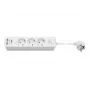 Goobay 3-fach Mehrfachsteckdose mit Schalter und USB, 1,5m Kabel, Typ F