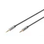 Digitus Audioverbindungskabel 3,5 mm Klinke auf 3,5 mm Klinke 1,8 m Schwarz