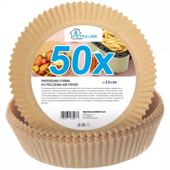 Runde Fritteusen-Papiereinlagen 16 cm, 50er-Pack – kompatible Einweg-Ölaufnahme-Fritteusenpapier