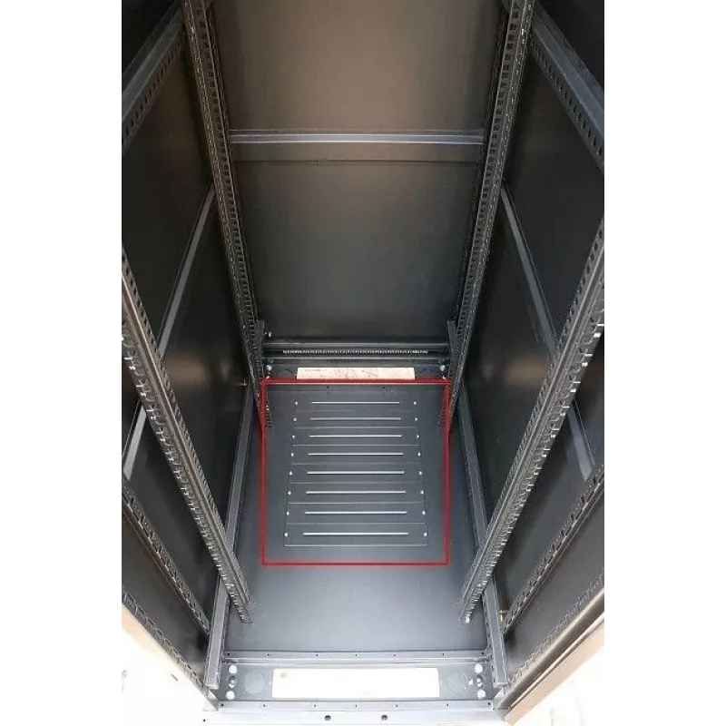 Freistehender Schrank Extralink 42U 800X800 STANDING RACKMOUNT CABINET SCHWARZ 1400 kg Kapazität