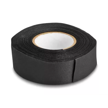 DeLOCK Stoffband 25 m x 25 mm reißbar selbstklebend schwarz