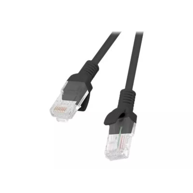 Netzwerkkabel LANBERG PCU5-10CC-0200-BK RJ-45 Cat5e U/UTP 2 m Schwarz