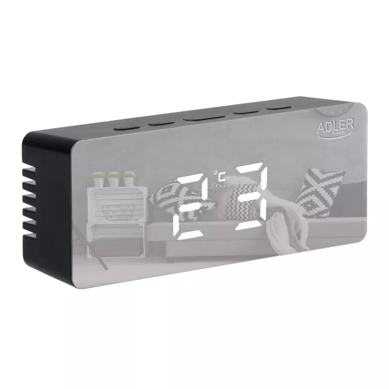 Adler | Wecker | AD 1189B | Weckfunktion | Schwarz